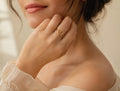 Sawaaro Eternal Heart Adjustable 18K Gold Plated Ring for Women Everyday Fashion Jewelry